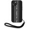 Karl Lagerfeld Saffiano Athleisure Stripes Cord iPhone 15 Case - Pink | Techbox