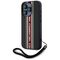 Karl Lagerfeld Saffiano Athleisure Stripes Cord iPhone 15 Pro Case - Red - Uncategorized Cases (2) - Cases - Techbox