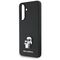 Karl Lagerfeld Saffiano Case w/ K&amp;C Metal Logo for Samsung Galaxy A56 - Black | Techbox
