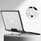 Tech-Protect SmartShell Pro case for MacBook Air 13" 2023-2025 M2 / M3 / M4 - transparent and black - Bags & Backpacks - Laptop Accessories - Techbox