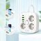 Tech-Protect PCS3X4 power strip, 3 sockets, 2xUSB-A, 2xUSB-C 200 cm - white