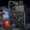 Hybrid Armor Camshield Case for iPhone 17 Pro Max with Stand and Camera Cover - Black | Techbox