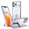Hybrid Armor X Case for iPhone 17 Pro Max with Stand, Compatible with MagSafe - Transparent | Techbox