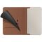 Uniq Belmont Passport Case with Apple Find My RFID Blocking Caramel Beige