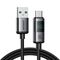Joyroom S-A16 Pro Prism Series 66W USB-A - USB-C Cable with Display 1.2m - Black - Cables & Adapters - Cables & Accessories - Techbox