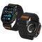 Tech-Protect Nylon Slip Strap for Apple Watch 44 / 45 / 46 / 49 mm - Black | Techbox
