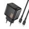 Dudao A28C 45W GaN Wall Charger + USB-C Cable - Black | Techbox