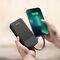 Dudao K11 Max 30000mAh Powerbank with Built-in Cables - Black - Travel Chargers - Smartphone Chargers - Techbox
