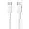 Dudao L9C 65W USB-C - USB-C Cable 1m - White | Techbox