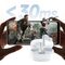 Dudao U21 TWS ANC ENC Bluetooth Wireless Headphones - White | Techbox
