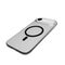 Puro Lite Mag TPU+PC Case Compatible with MagSafe for iPhone 17 Air - Transparent with Black Ring | Techbox