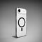 Puro Lite Mag TPU+PC Case Compatible with MagSafe for iPhone 17 Air - Transparent with Black Ring | Techbox