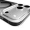Puro Lite Mag TPU+PC Case Compatible with MagSafe for iPhone 17 Pro Max - Transparent with Black Ring | Techbox
