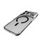Puro Lite Mag TPU+PC Case Compatible with MagSafe for iPhone 17 Pro Max - Transparent with Black Ring | Techbox