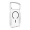 Puro Lite Mag TPU+PC Case Compatible with MagSafe for iPhone 17 Pro Max - Transparent with Gray Ring | Techbox
