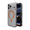 Puro Lite Mag TPU+PC Case Compatible with MagSafe for iPhone 17 Pro Max - Transparent with Orange Ring | Techbox