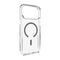 Puro Lite Mag TPU+PC Case Compatible with MagSafe for iPhone 17 Pro - Transparent with Gray Ring - Apple Cases - Cases - Techbox