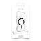 Puro Lite Mag TPU+PC Case Compatible with MagSafe for iPhone 17 - Transparent with Black Ring | Techbox