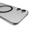 Puro Lite Mag TPU+PC Case Compatible with MagSafe for iPhone 17 - Transparent with Black Ring | Techbox