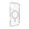Puro Lite Mag TPU+PC Case Compatible with MagSafe for iPhone 17 - Transparent with Pink Ring | Techbox