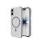 Puro Lite Mag TPU+PC Case Compatible with MagSafe for iPhone 17 - Transparent with Pink Ring | Techbox