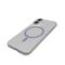 Puro Lite Mag TPU+PC Case Compatible with MagSafe for iPhone 17 - Transparent with Pink Ring | Techbox