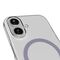 Puro Lite Mag TPU+PC Case Compatible with MagSafe for iPhone 17 - Transparent with Pink Ring | Techbox