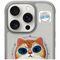 Nimmy Glasses Cool Cat MagSafe Case for iPhone 16 Pro Max - Gray