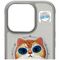 Nimmy Glasses Cool Cat MagSafe Case for iPhone 16 Pro Max - Gray