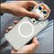 Nimmy Glasses Cool Cat MagSafe Case for iPhone 16 Pro Max - Gray