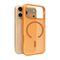 Puro Daylight Magsafe Compatible Silicone Case for iPhone 17 Pro Max - Translucent Orange - Apple Cases - Cases - Techbox