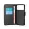 Puro Wallet Stand Case for iPhone 17 Pro Max Made of Eco-Leather, with a Flap, Wallet, and Stand Function - Black - Apple Cases - Cases - Techbox