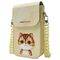 Nimmy Big Eyed Pet 2.0 Cat 3-in-1 Set: Phone Bag + Wallet + Tracker Case - Beige | Techbox