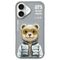 Nimmy Cool&amp;Cute 2.0 Bear Case for iPhone 16 - Gray | Techbox