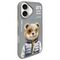 Nimmy Cool&amp;Cute 2.0 Bear Case for iPhone 16 - Gray | Techbox
