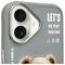 Nimmy Cool&amp;Cute 2.0 Bear Case for iPhone 16 - Gray | Techbox