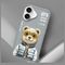 Nimmy Cool&amp;Cute 2.0 Bear Case for iPhone 16 - Gray | Techbox