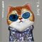 Nimmy Glasses Cool Cat Case for iPhone 16 Pro Max - Gray - Apple Cases - Cases - Techbox