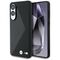 BMW Leather Oversized Stripes MagSafe case for Samsung Galaxy S25 Edge - black | Techbox