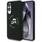 Karl Lagerfeld Silicone nauble Heads And Circle MagSafe case for Samsung Galaxy S25 Edge - black - Samsung Cases - Cases - Techbox