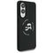 Karl Lagerfeld Silicone nauble Heads And Circle MagSafe case for Samsung Galaxy S25 Edge - black - Samsung Cases - Cases - Techbox