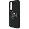 Karl Lagerfeld Silicone nauble Heads And Circle MagSafe case for Samsung Galaxy S25 Edge - black - Samsung Cases - Cases - Techbox