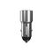 Dudao USB / USB Car Charger Type C Power Delivery Quick Charge 22.5 W Gray (R4PQ) - Car Chargers - Smartphone Chargers - Techbox