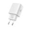 Tech-Protect NCA20 PD 20W QC3.0 USB-A / USB-C Wall Charger + USB-C / Lightning Cable 100cm - White - Cables & Adapters - Cables & Accessories - Techbox