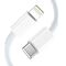 Tech-Protect NCA20 PD 20W QC3.0 USB-A / USB-C Wall Charger + USB-C / Lightning Cable 100cm - White - Cables & Adapters - Cables & Accessories - Techbox