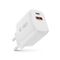 Tech-Protect NCA30 PD 30W QC3.0 USB-A / USB-C Wall Charger - White