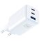 USB-C USB-A 3mk Hyper GaN PD Charger 65W™ - White