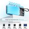 Cuktech CUKP200NGLLG 55W 20000mAh Powerbank with Built-in USB-C Cable - White - Travel Chargers - Smartphone Chargers - Techbox