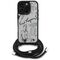 Karl Lagerfeld Crossbody Grained Pattern &amp; Logo Case for iPhone 16 Pro Max - Gray | Techbox