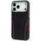 Audi R8 Genuine Leather MagSafe Case for iPhone 17 Pro Max - Black and Red - Apple Cases - Cases - Techbox